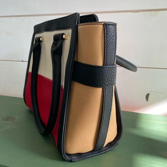 Charming Charlie Elegant Tricolor Bag - Picture 3 of 5